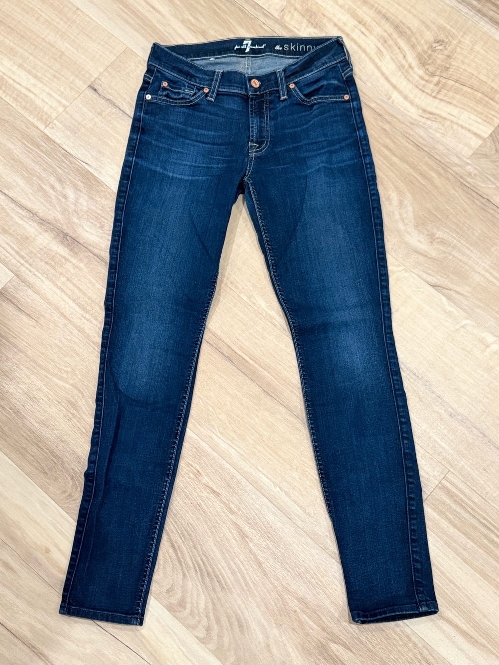 7 For All Mankind the skinny jeans